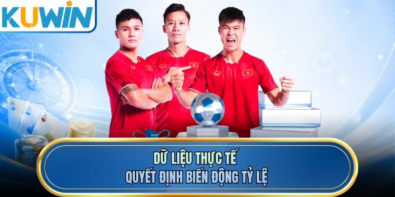 Dữ liệu thực tế quyết định biến động tỷ lệ